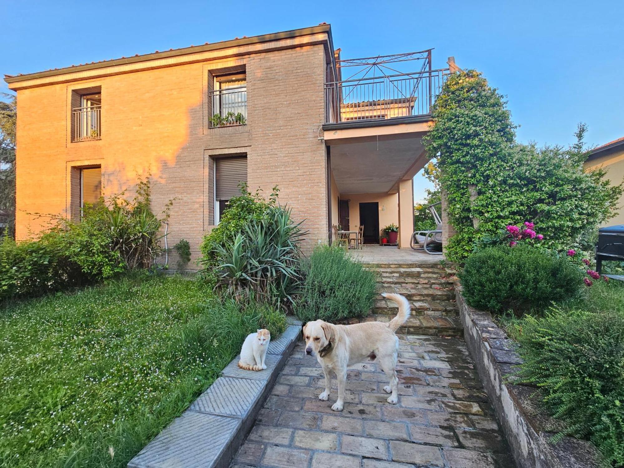 Felino Casa Vincenzo 130 Mq Con Portico Ed Ingresso Esclusivo Dal Giardinoヴィラ エクステリア 写真